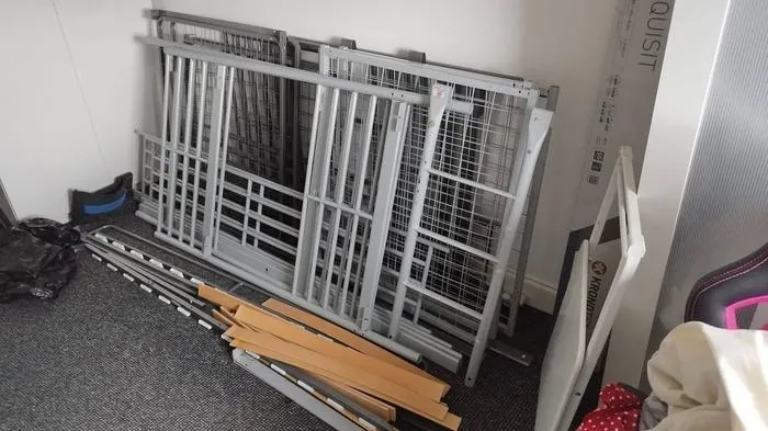 Dismantled beds